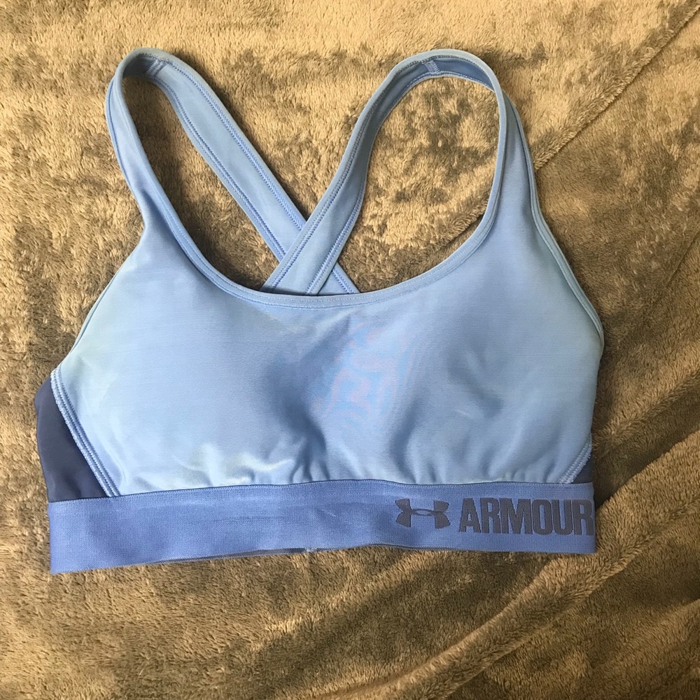 Blue Under Armour Sports Bra